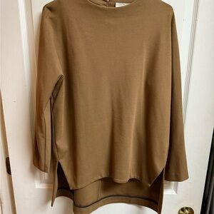 Elegant Brown Women's Blouse